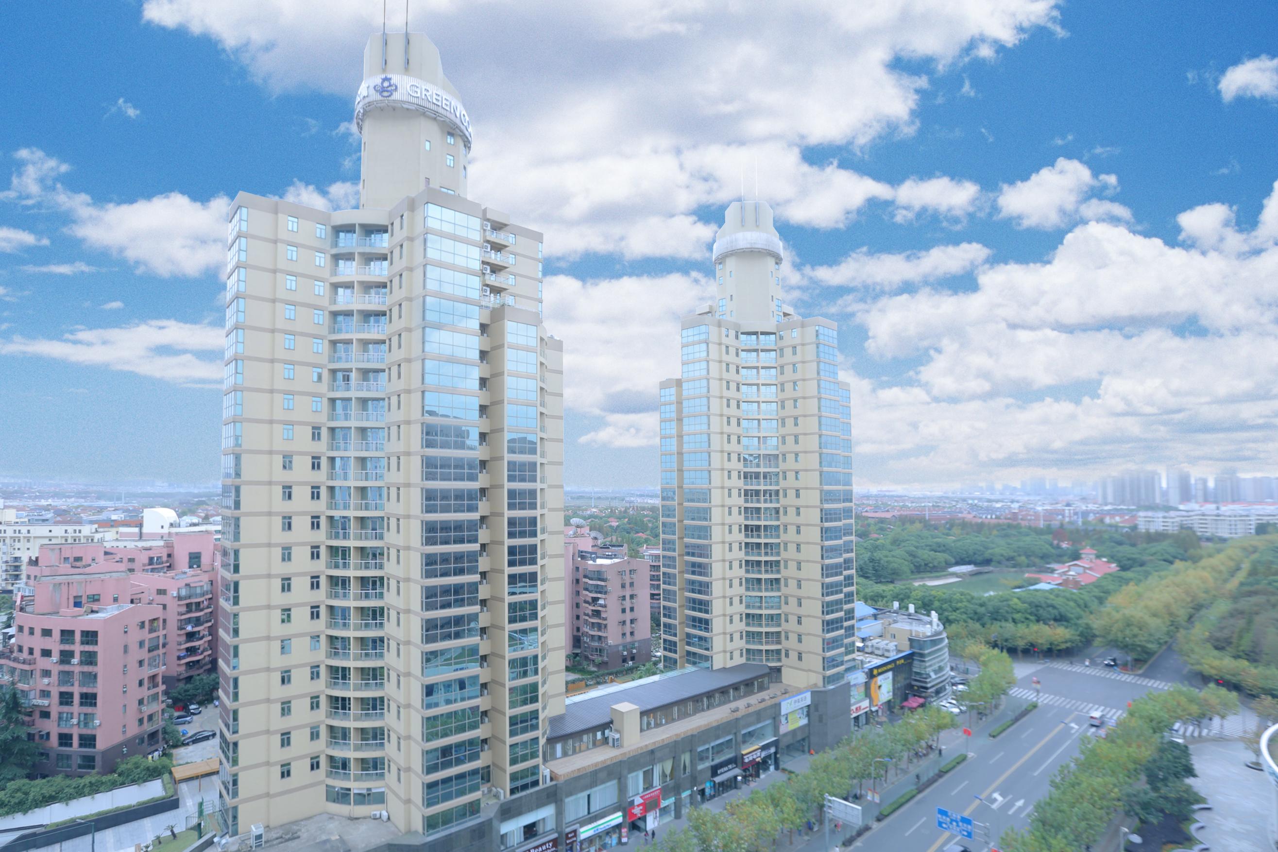 Green Court Residence Jinqiao Diamond שנגחאי מראה חיצוני תמונה