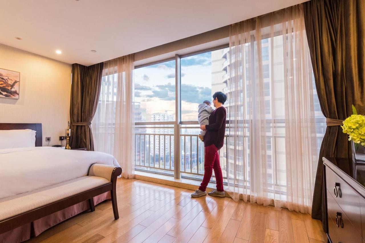 Green Court Residence Jinqiao Diamond שנגחאי מראה חיצוני תמונה